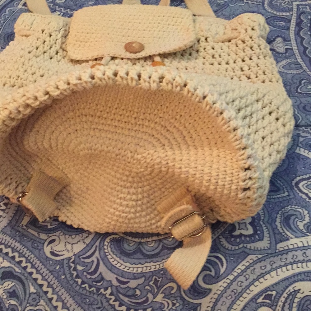 Crochet Backpack Purse - Picture 5 of 8